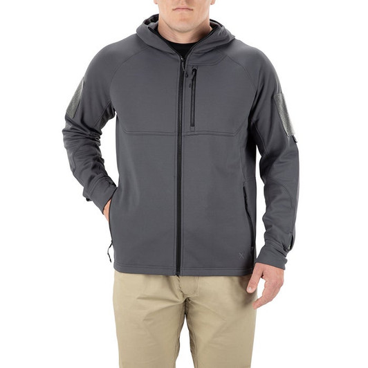 Vertx Firebase Hoody Spine Grey Tactical, Technical, Transitional Operators know that when you're on a mission the environment can change, almost instantly. The Firebase Hoody has been optimised with transitional features for when y