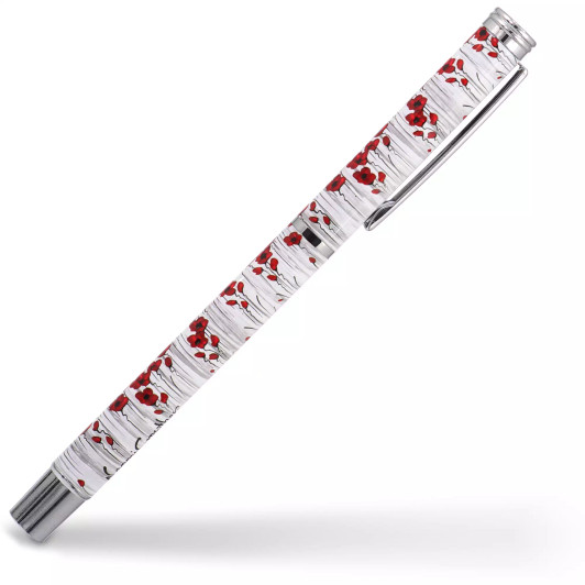 Poppy Mpressions Fields of Poppies Metal Rollerball Pen