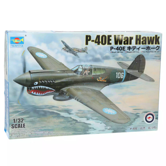 Trumpeter 1/32 P-40E War Hawk Plastic Model Kit