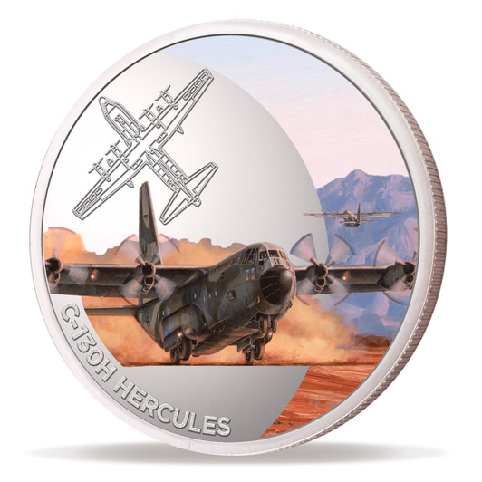 Air Force 100 Limited Edition Medallion - C-130 Hercules