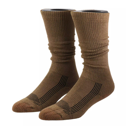 Fox River Tactical Boot Compressions Socks Lt Wt Mid-Calf Coyote Brown