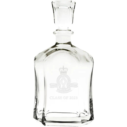 RMC 2024 Graduation Italian Glass Decanter