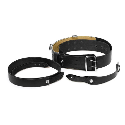 Sam Browne Belt & Strap Set (Black)
