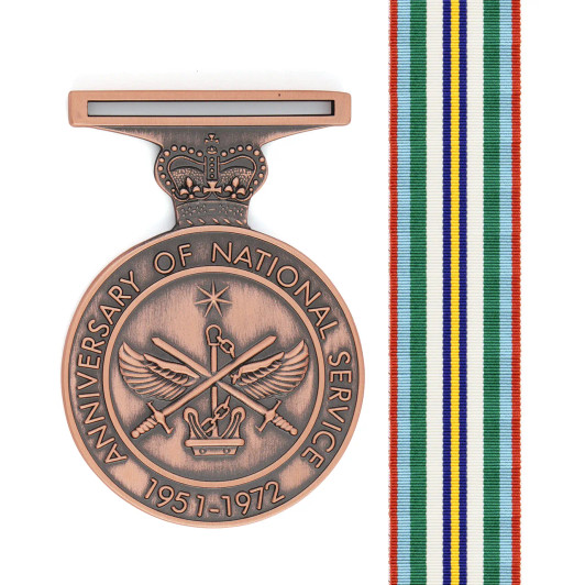 Anniversary of National Service 51-72 Medal (ANSM) Anniversary of National Service 51-72 Medal (ANSM)