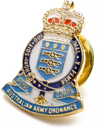 RAAOC Lapel Pin On Card