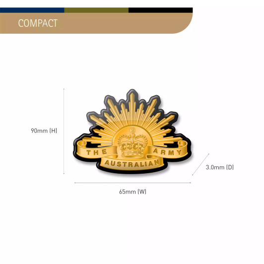Army Rising Sun Magnet 7th Pattern