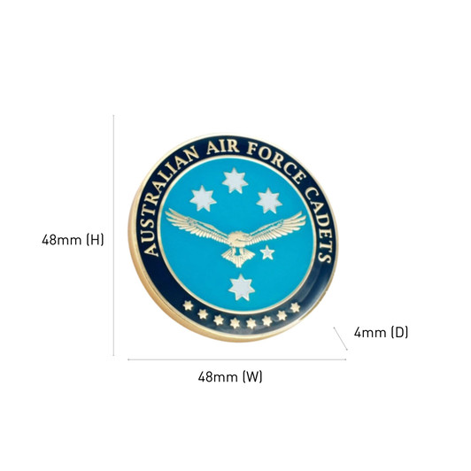 AAFC 48mm Medallion Full - Colour Enamel