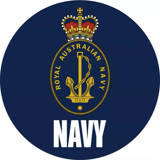 Navy Fridge Magnet EIIR