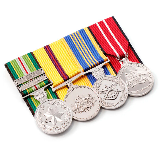 Iraq Active Service + DLSM Replica Medal Set
