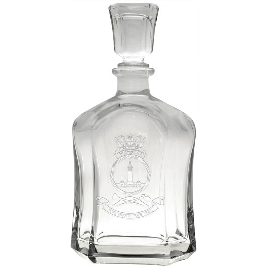 HMAS Watson Italian Glass Decanter