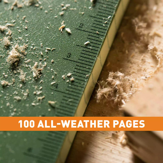 Rite In The Rain No935 Top Spiral 3x5 Notebook Universal Green