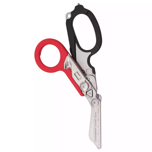 Leatherman Raptor Rescue (Red/Black handles) with Utility Holster