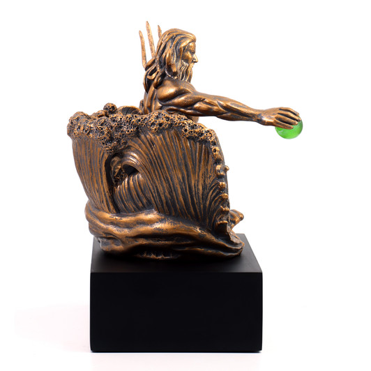 Crossing the Line Emerald Shellback Figurine