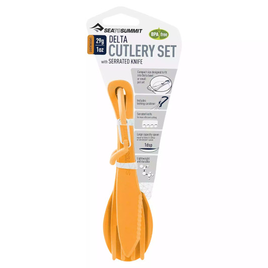 Delta Cutlery Set Orange