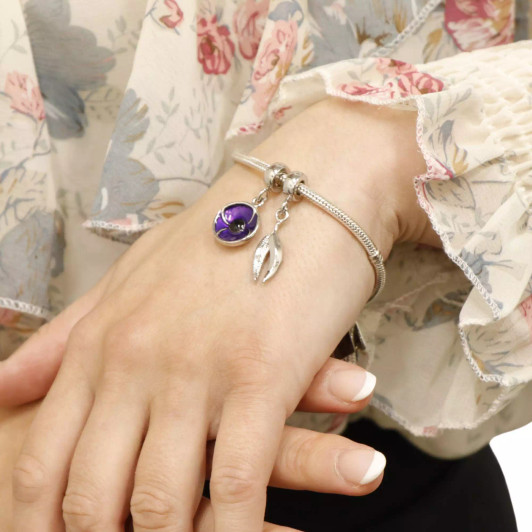 Remember Charm Bracelet Silver