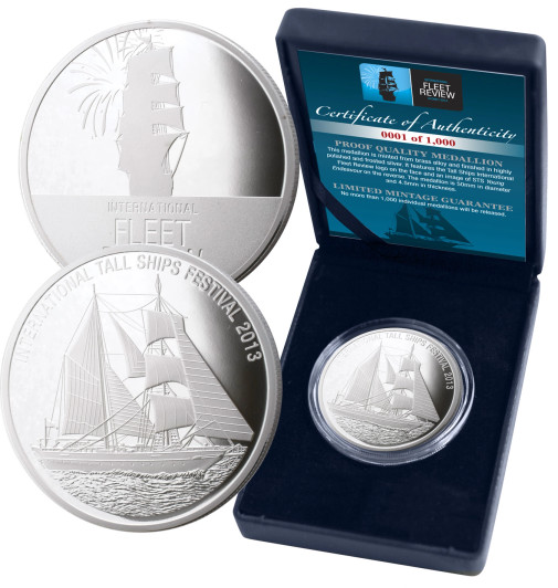 IFR Tall Ship Ltd Medallion Brass Alloy With Silver Finish