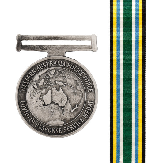 WA COVID Reponse Service Medal - Full Size Unmounted WA COVID Reponse Service Medal - Full Size Unmounted