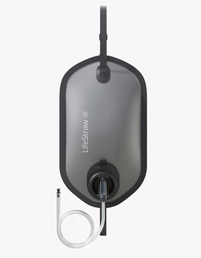 LifeStraw Peak Series Large Capacity Gravity Water Filter System 8L- Dark Mountain Gray