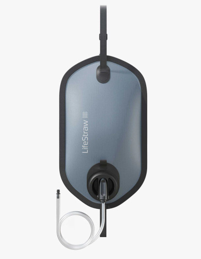 LifeStraw Peak Series Large Capacity Gravity Water Filter System 8L- Dusty Mountain Blue