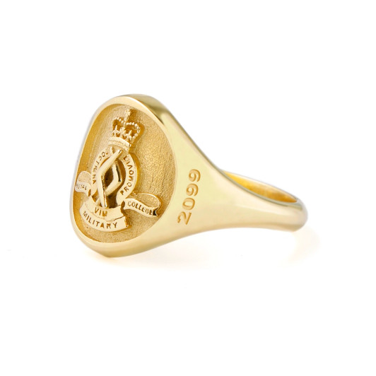 RMC Graduation Ring - Style C - 9ct Yellow Gold