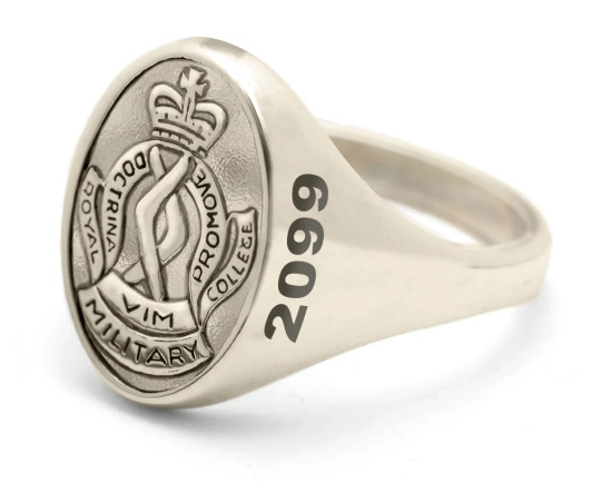 RMC Graduation Ring - Style A - 9ct White Gold
