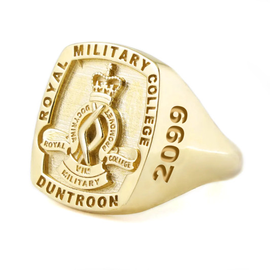 RMC Graduation Ring - Style H - 9ct Yellow Gold