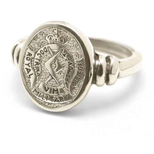 RMC Graduation Ring - Style F - 9ct White Gold