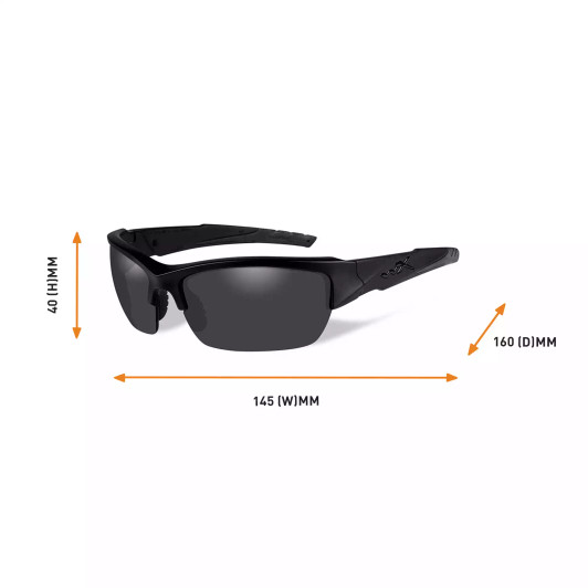 Wiley X Valor 2.5 -  Polarised Grey Lens with Matte Black Frame