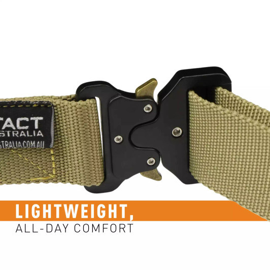 Contact Gear Australia Adjustable Nylon Tactical Belt - Tan