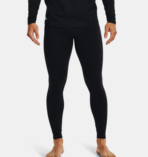 Under Armour Mens Tactical ColdGear Infrared Base Leggings- Black