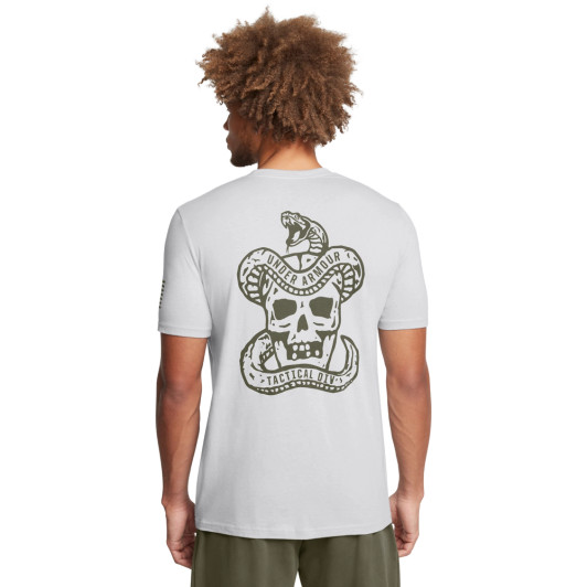 Under Armour Tac Divison Short Sleeve T- Mod Gray- Marine OD Green