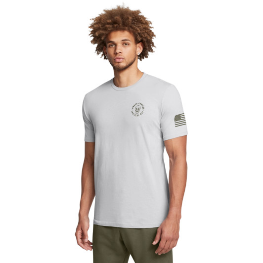 Under Armour Tac Divison Short Sleeve T- Mod Gray- Marine OD Green Under Armour Tac Divison Short Sleeve T- Mod Gray- Marine OD Green