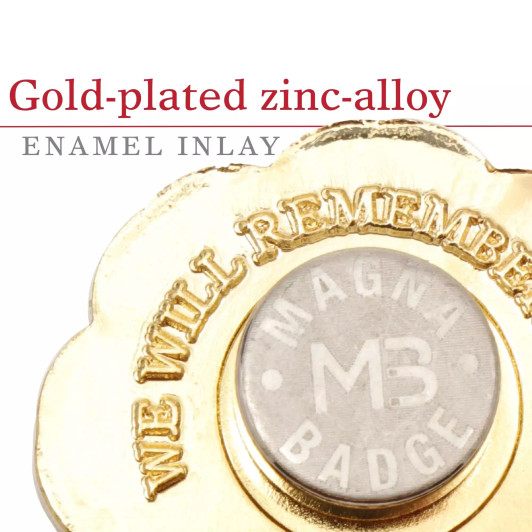 Remember Them Poppy MagnaBadge™