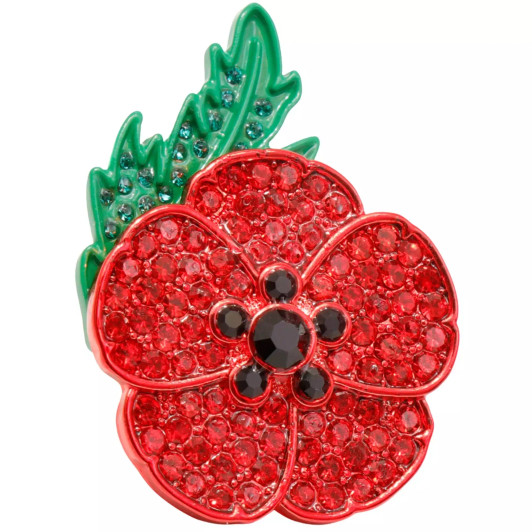 Glamorous Poppy Limited-Edition Lapel Pin