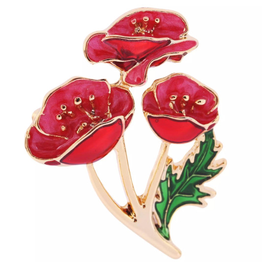 Poppy Cluster Limited-Edition Lapel Pin