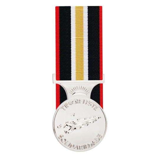 Timor Leste Solidarity Medal Box Set with Ribbon Bar and Case