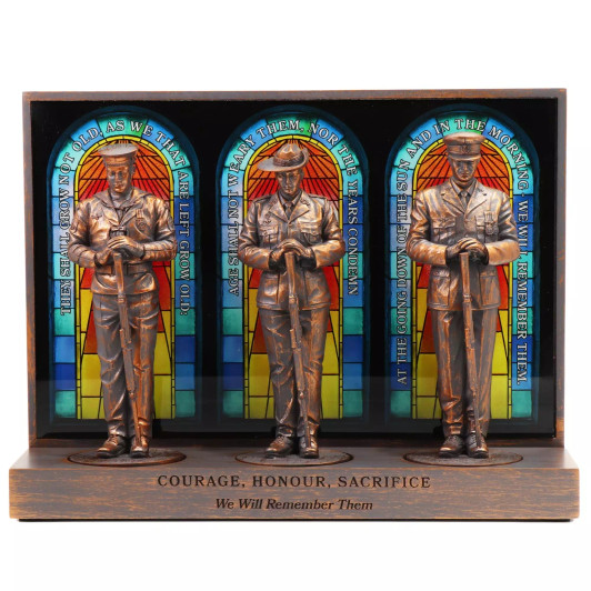 Courage Honour Sacrifice: We Will Remember Them Figurine