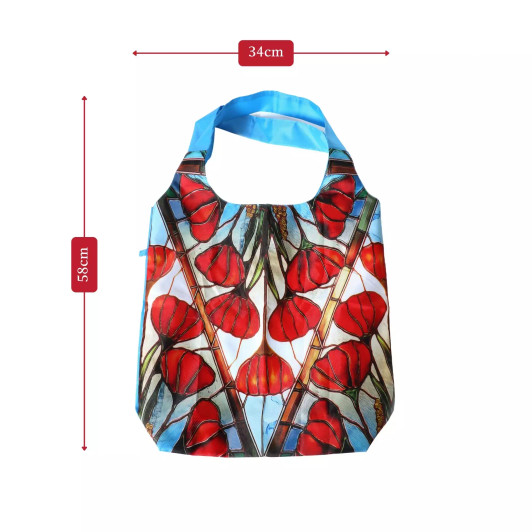 Courage Honour Sacrifice Poppy Foldable Shopping Bag