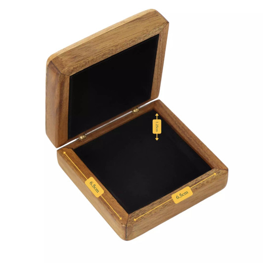 Tasmanian Blackwood Keepsake Box With Air Force Badge