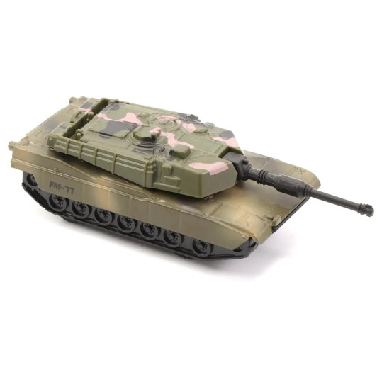 Die Cast Free Wheel Tank- Green Die Cast Free Wheel Tank- Green