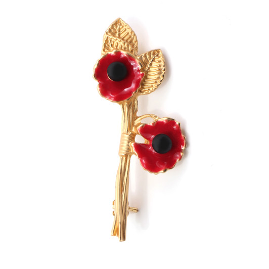Modern Glamour 1950s Poppy Limited Edition Brooch