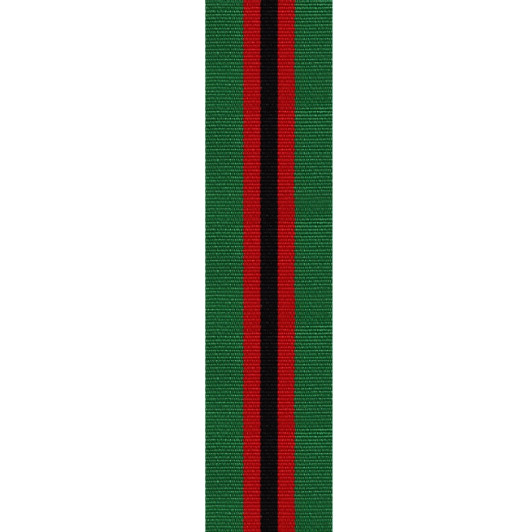 Miniature New Zealand General Service Medal 2002 (Afghanistan) Ribbon Only Miniature New Zealand General Service Medal 2002 (Afghanistan) Ribbon Only