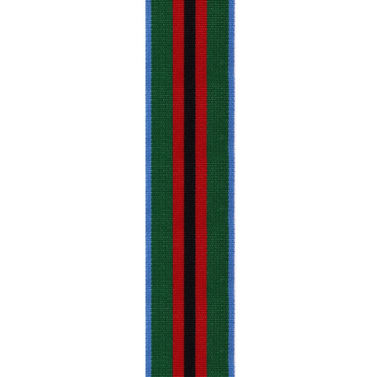 Miniature New Zealand General Service Medal 2002 (Afghanistan Secondary) Ribbon Only Miniature New Zealand General Service Medal 2002 (Afghanistan Secondary) Ribbon Only