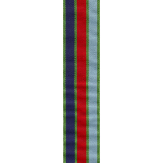Miniature New Zealand Defence Service Medal Ribbon Only Miniature New Zealand Defence Service Medal Ribbon Only