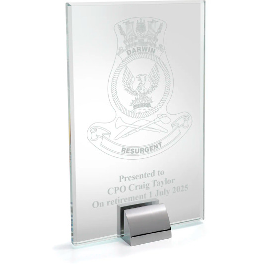 HMAS Darwin Alpha Glass Award