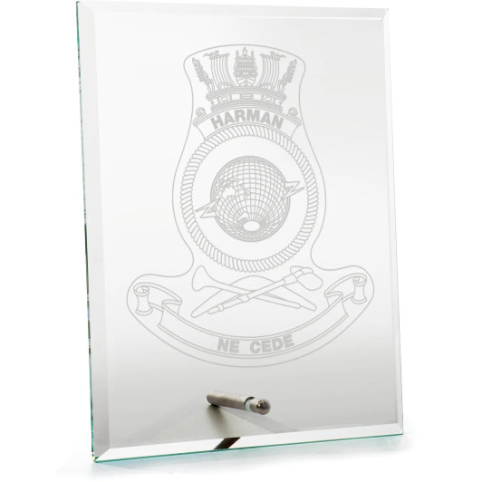 HMAS Harman Everest Glass Award in Gift Box