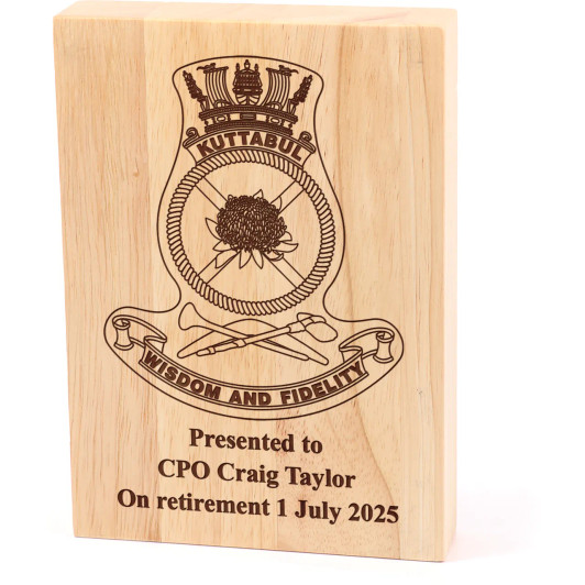 HMAS Kuttabul Heritage Wooden Award