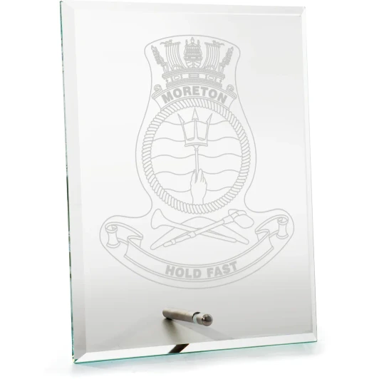 HMAS Moreton Everest Glass Award in Gift Box