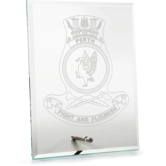 HMAS Perth (III) Everest Glass Award in Gift Box