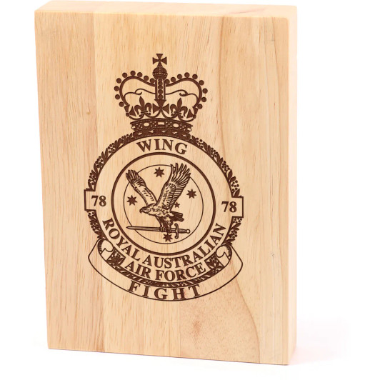 No 78 Wing (78WG) Heritage Wooden Award